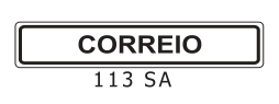 Etiqueta Aluminio Correio
