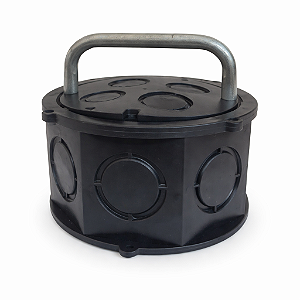 Caixinha de Luz Teto Redonda 4x4 Forte com Calça