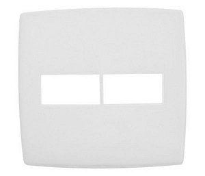 Pial Plus - Placa 2 Modulos Horizontal 4x4