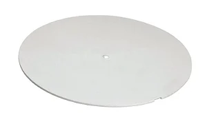 Grelha Tampa Cega Redonda Branca 250mm