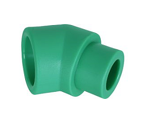 PPR Verde - Cotovelo Liso 45º Macho/Femea