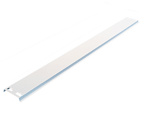 Calha Comercial 2x40 Slim Branco - 1,24m