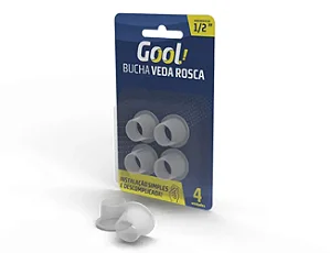 Veda Rosca Bucha Gool 1/2'' - 4 Peças
