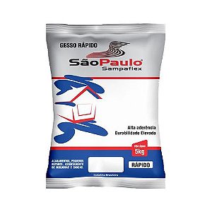 Gesso Rapido Branco 5Kg