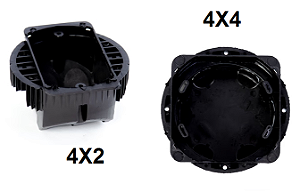 Caixinha de Luz Coflex Auto Travante - Circular de Parede