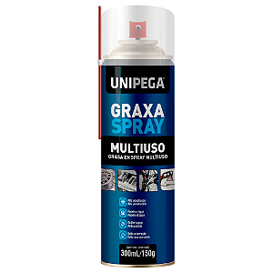 Graxa Spray Multiuso 300ml/150g - Unipega