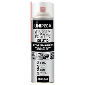 Graxa Spray Branca 300ml/170g - Unipega