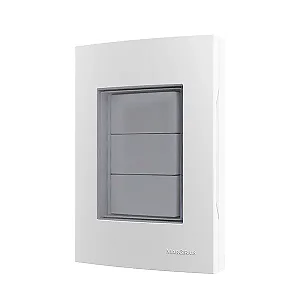 Sleek - Placas + Suportes 4x2" IP55 Branco para Areas Externa
