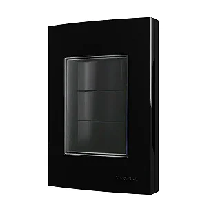 Sleek - Placas + suportes 4x2" IP55 Ebony para Area Externa