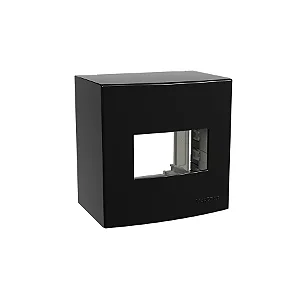 Caixa Sobrepor Sleek Ebony - 1 Modulo