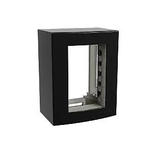 Caixa Sobrepor Sleek Ebony - 3 Modulos