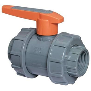 Valvula Esfera PVC com Dupla União 1''