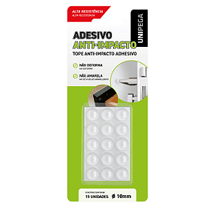 Silicone Gotas - Adesivo Anti-Impacto 10mm – 15 unidades
