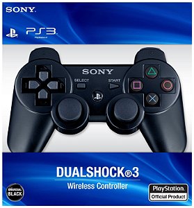 Controle wireless DUALSHOCK 3 SONY para a PlayStation 3