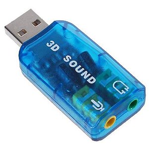 Adaptador USB Som 3D Sound 5.1