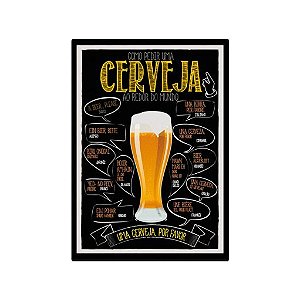 Quadro como pedir cerveja pelo mundo!