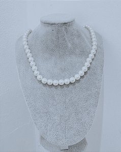 Colar perolas 50cm