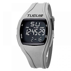 Relógio Unissex Tuguir Digital TG1801 - Cinza e Preto