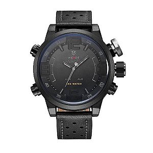 Relógio Masculino Weide AnaDigi WH-5210 - Preto e Cinza