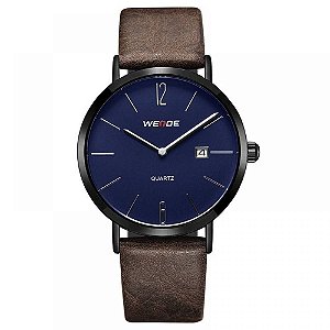 Relógio Masculino Weide Analógico WD007 - Marrom, Preto e Azul