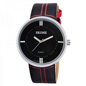 Relógio Feminino Skone Analógico 9100 Preto