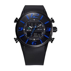 Relógio Masculino Weide AnaDigi Esporte WH-3402 - Preto e Azul