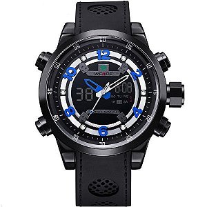 Relógio Masculino Weide AnaDigi Esporte WH-3315 - Preto e Azul