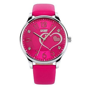 Relógio Feminino Skmei Analógico 9085 Pink