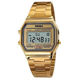 Relógio Unissex Skmei Digital 1123 Dourado