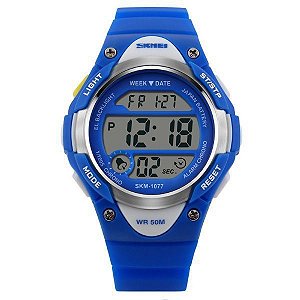 Relógio Infantil Skmei Digital 1077 Azul
