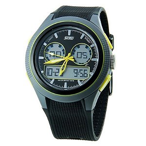 Relógio Skmei Anadigi 0957 Preto e Cinza