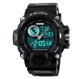 Relógio Skmei Anadigi  1053 Preto e Cinza