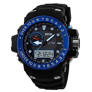 Relógio Masculino Skmei AnaDigi 1063 - Preto e Azul