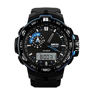 Relógio Masculino Skmei AnaDigi 1081 - Preto e Azul