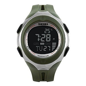 Relógio Masculino Skmei Digital Termômetro 1080 - Verde