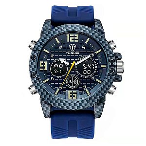 Relógio Masculino Tuguir AnaDigi TG1804 Azul