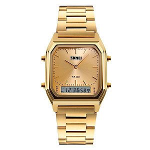 Relógio Unissex Skmei AnaDigi 1220 - Dourado