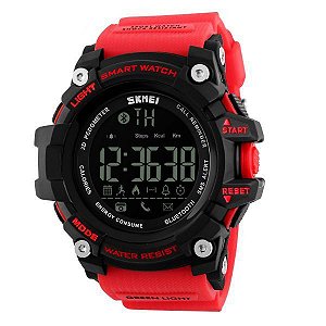 Relógio Smart Masculino Skmei Digital 1227 - Vermelho