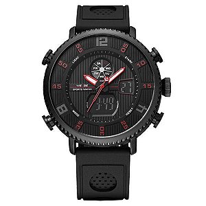 Relógio Masculino Weide AnaDigi WH-6101 - Preto