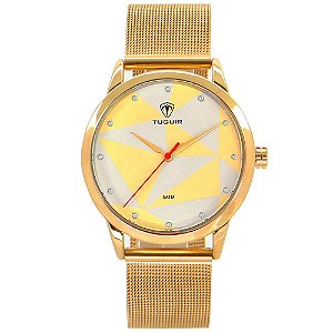 Relógio Feminino Tuguir Analógico TG150 Dourado