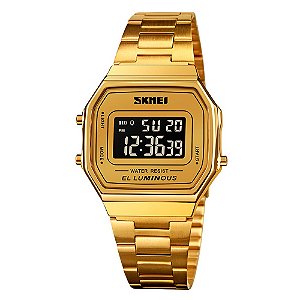 Relógio Unissex Skmei Digital 1647 Dourado