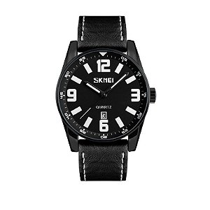 Relógio Masculino Skmei Analógico 9137 - Preto e Branco