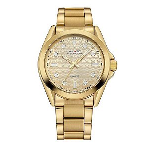 Relógio Masculino Weide Analógico WH-802 - Dourado