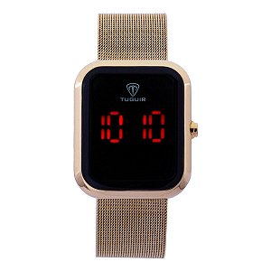 Relógio Unissex Tuguir Digital TG110 Dourado