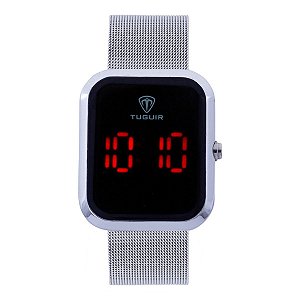 Relógio Unissex Tuguir Digital TG110 Prata