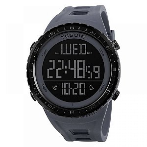 Relógio Masculino Tuguir Digital TG1246 Cinza e Preto