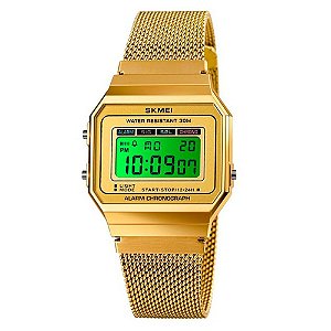 Relógio Unissex Skmei Digital 1639 Dourado