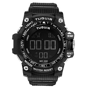 Relógio Masculino Tuguir Digital TG290 Preto