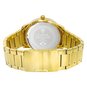 Relógio Masculino Tuguir Analógico 2401 Dourado e Preto