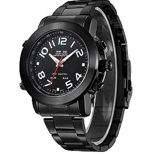 Relógio Masculino Weide AnaDigi WH-1105 - Preto